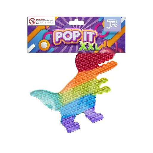 Pop It - Dino Arcoiris XXL (varios Colores) 3 Pop It - Dino Arcoiris XXL (varios Colores)