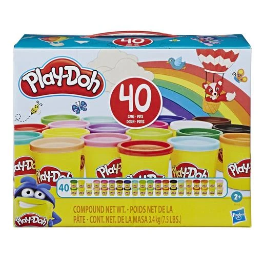 Play-Doh - Pack 40 Botes De Colores 3 Play-Doh - Pack 40 Botes De Colores
