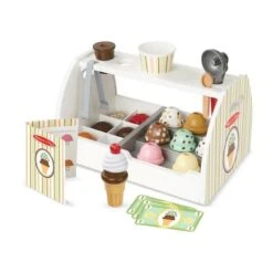 Mostrador De Helados De Madera