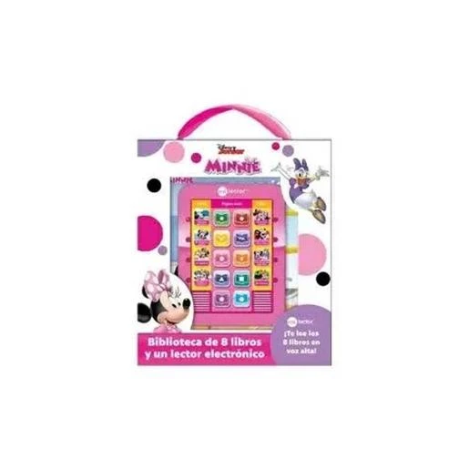 Disney - Minnie Mouse - Mi Lector Minnie: Biblioteca De 8 Libros Y Lector Electrónico 3 Disney - Minnie Mouse - Mi Lector Minnie: Biblioteca De 8 Libros Y Lector Electrónico