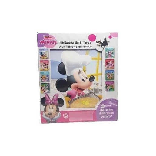 Disney - Minnie Mouse - Mi Lector Minnie: Biblioteca De 8 Libros Y Lector Electrónico 4 Disney - Minnie Mouse - Mi Lector Minnie: Biblioteca De 8 Libros Y Lector Electrónico - Imagen 2