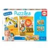 Educa Borrás - Bus Animalitos - Baby Puzzle