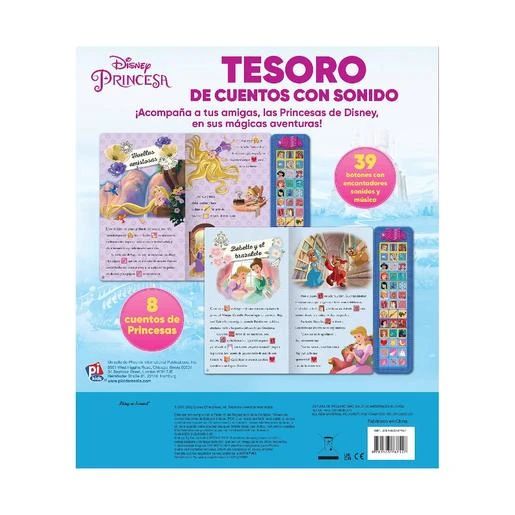 Princesas Disney - Tesoro De Cuentos Con Sonido 4 Princesas Disney - Tesoro De Cuentos Con Sonido - Imagen 2