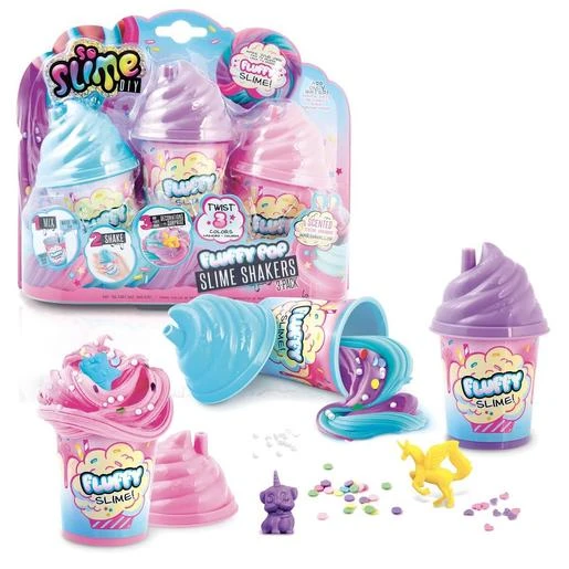 CANAL TOYS Slime Shaker Fluffy Pack De 3 3 CANAL TOYS Slime Shaker Fluffy Pack De 3