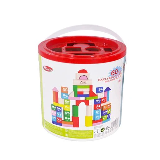 Bloques De Madera - 60 Piezas 4 Bloques De Madera - 60 Piezas - Imagen 2