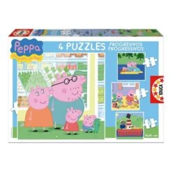 Educa Borras - Peppa Pig Familia - Puzzle Progresivo