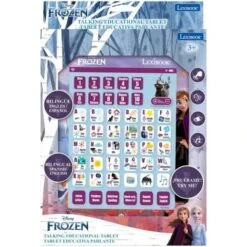 Lexibook - Frozen - Tableta Educativa Bilingüe Frozen Para Aprender Letras, Números, Vocabulario Y Música ㅤ