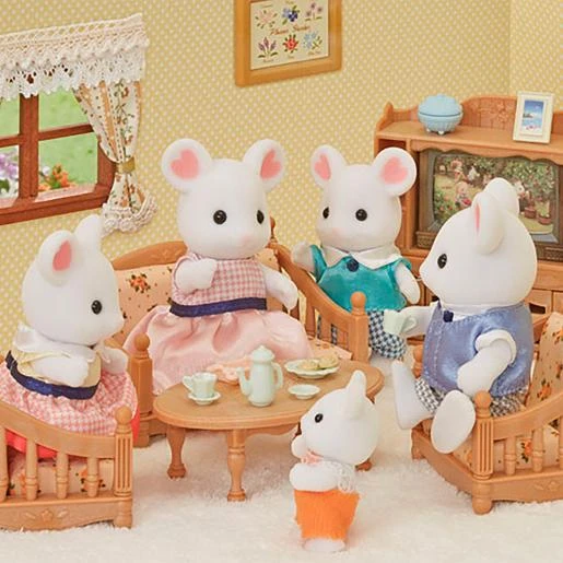 Sylvanian Families - Familia Ratón Marshmallow 6 Sylvanian Families - Familia Ratón Marshmallow - Imagen 4