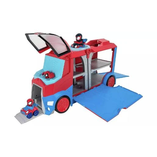 Spidey Y Su Superequipo - Camión Transporter Con 2 Vehículos 3 Spidey Y Su Superequipo - Camión Transporter Con 2 Vehículos