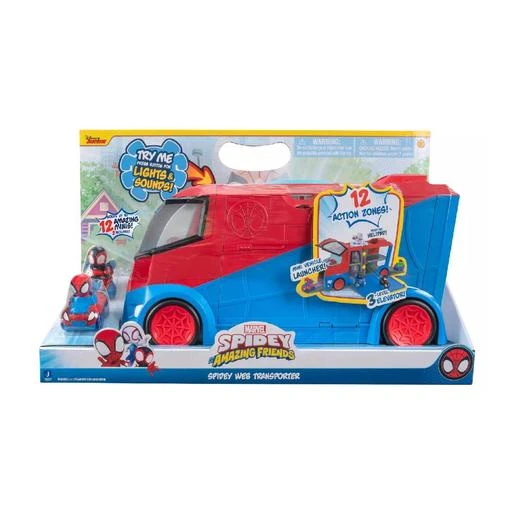 Spidey Y Su Superequipo - Camión Transporter Con 2 Vehículos 8 Spidey Y Su Superequipo - Camión Transporter Con 2 Vehículos - Imagen 6