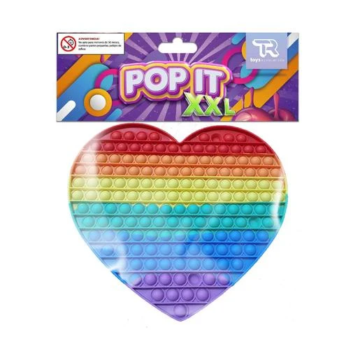 Pop It - Corazon Arcoiris XXL (varios Colores) 4 Pop It - Corazon Arcoiris XXL (varios Colores) - Imagen 2