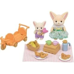 Sylvanian Families - Set De Picnic Para Hermanos Zorro Del Desierto En Casa De Muñecas